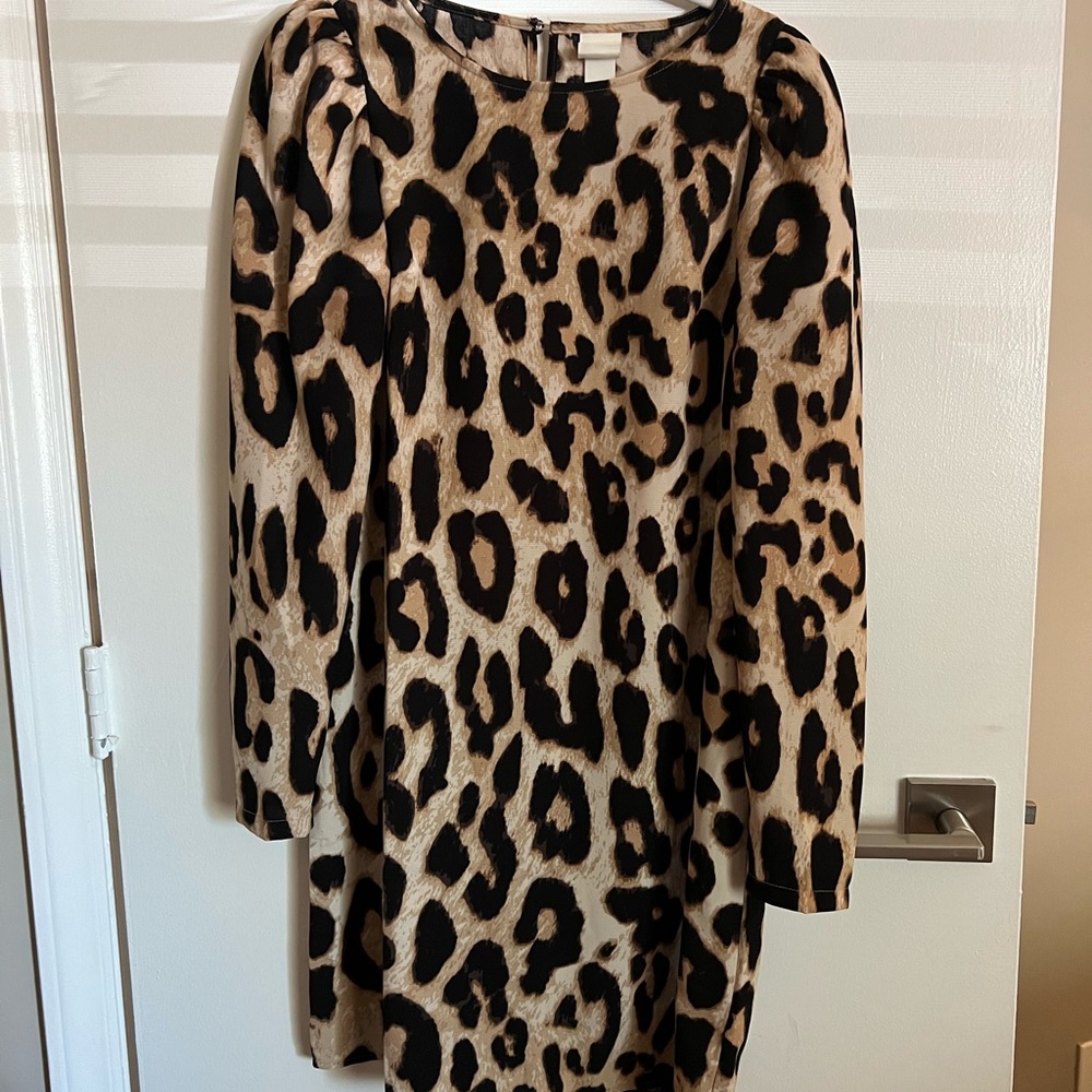 Cheetah Print Mini Dress